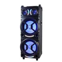 High Power Sound TWS DSP USB FM Radio Wireless Bluetooth Party DJ Trolley Speaker 15 inch