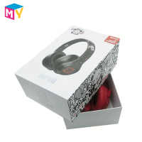 Different Design Custom Printing Paper Rigid Cardboard Lid and Base Gift Wireless Bluetooth Headset Earphone Packaging Box